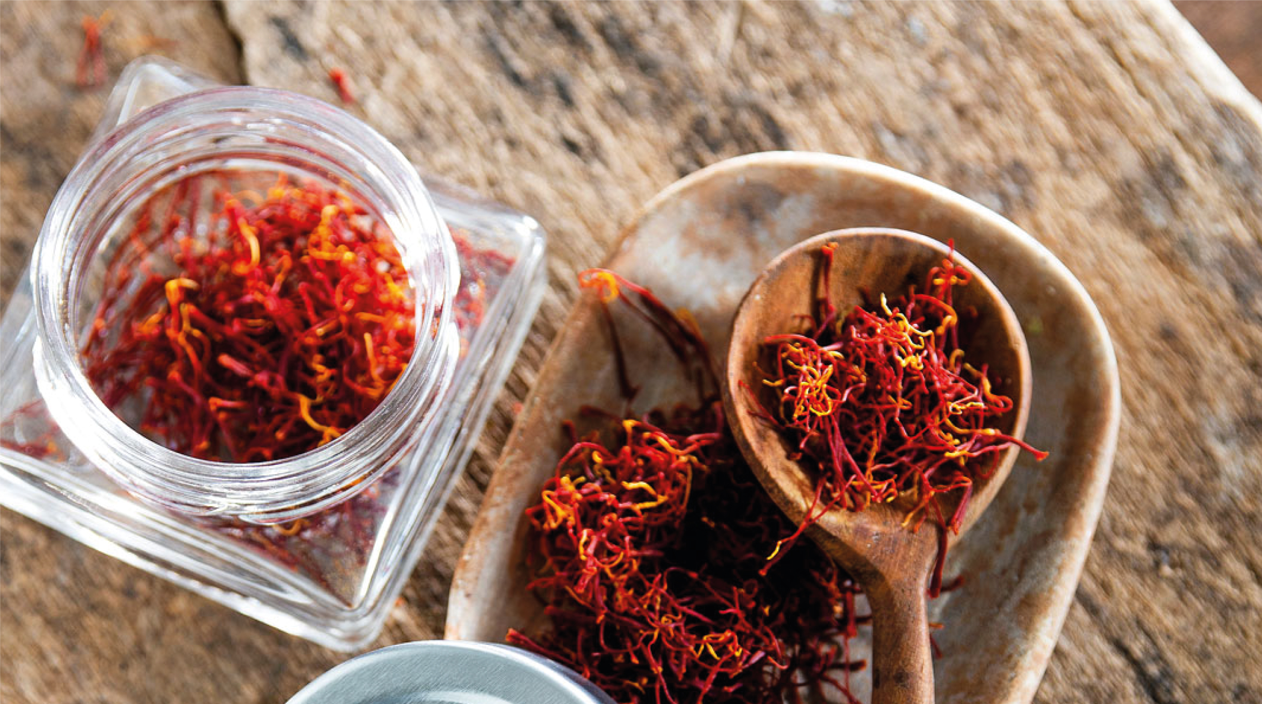 kitchen table with spices